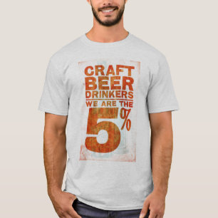 Handwerks-Bier sind Trinker-Wir die 5% T-Shirt