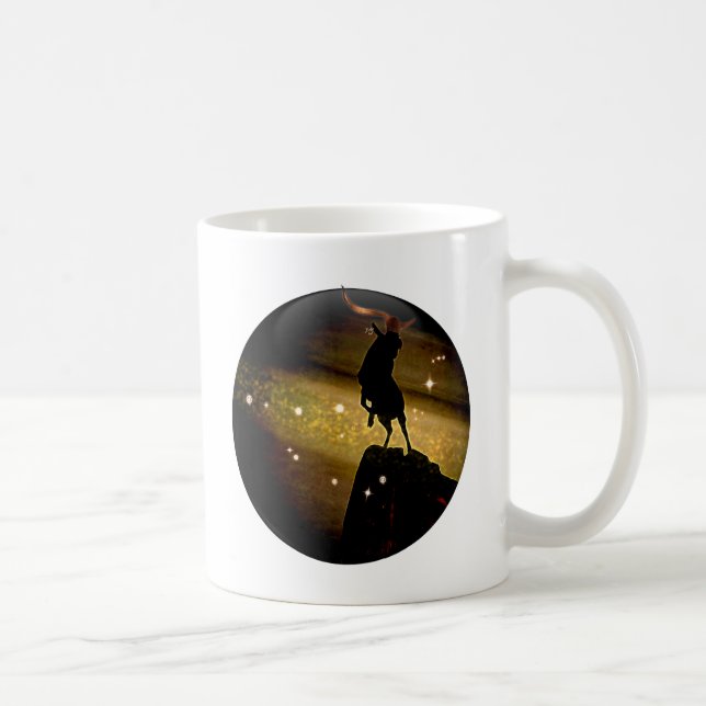Handwerks-Kerker-Tierkreis - Steinbock Tasse (Rechts)