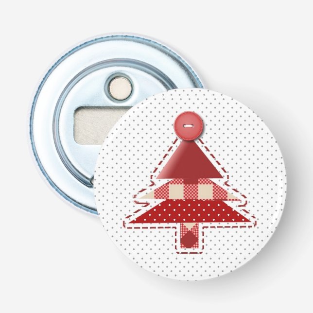 Handwerks-Weihnachtsbaum Flaschenöffner (Vorderseite)