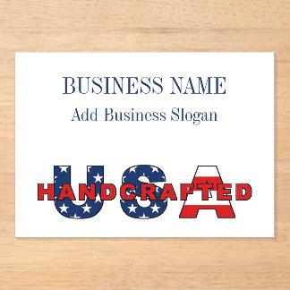 Handwerkskunst für Unternehmen - Kleines erschwing Acryleinladungen