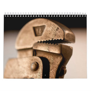 Handwerkzeuge bedruckter Kalender