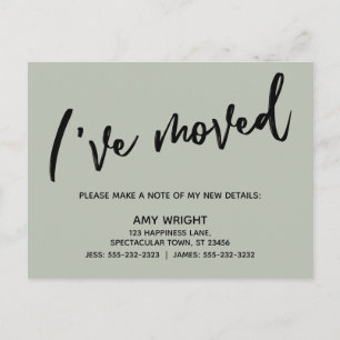 Handwriting Einfach habe ich Typografie-Seite vers Postkarte