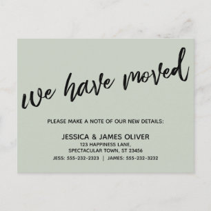 Handwriting Einfach haben wir Typografie-Seite ver Postkarte