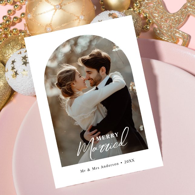 Handwriting Frohe Verheiratete Weihnachtsgeschicht Feiertagskarte (Von Creator hochgeladen)