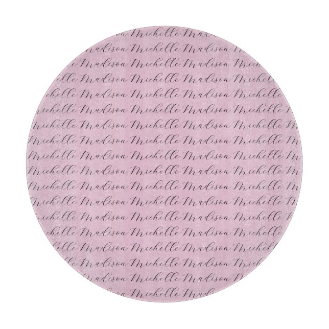 Handwriting für klassische Minimalistische Namen Schneidebrett (Vorderseite)