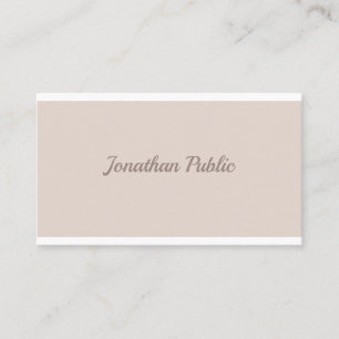 Handwriting Moderne elegante Vorlage Beruflich Visitenkarte