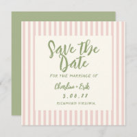 Handwriting pastel Retro Hochzeit speichern Datum