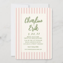 Handwriting Pastel Retro Hochzeitkarte