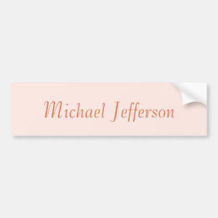 Handwriting Script Name Elegant Schlicht Simple Autoaufkleber