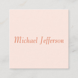 Handwriting Script Name Elegant Schlicht Simple Begleitkarte