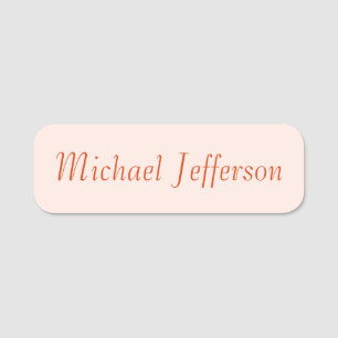 Handwriting Script Name Elegant Schlicht Simple Namensschild