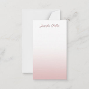 Handwriting Script Name Rose Gold Elegante Vorlage