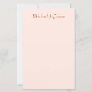 Handwriting-Skriptname Elegantes Schlichtes Blatt