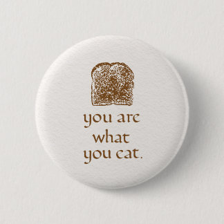 Handwritten Bread Badge – A Cozy Design for Foodie Button