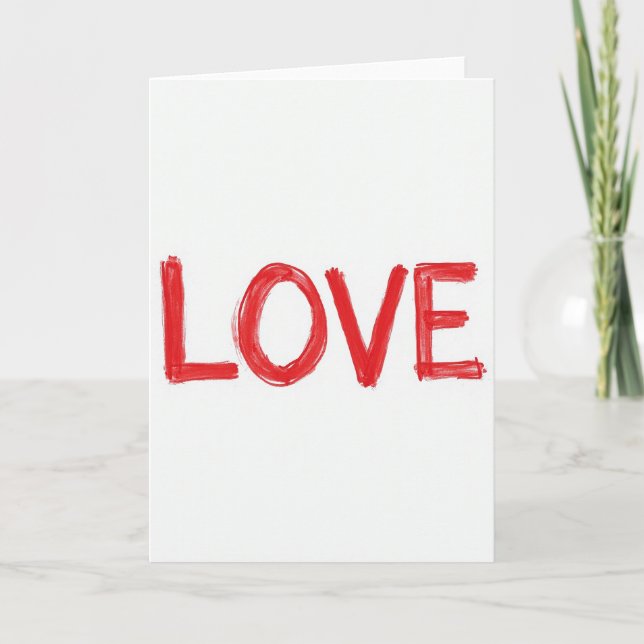 Handwritten Love Card Karte (Vorderseite)