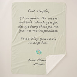 handwritten love letter or message custom  sherpadecke