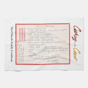 Handwritten Marinade Recipe Mutter Handtuch