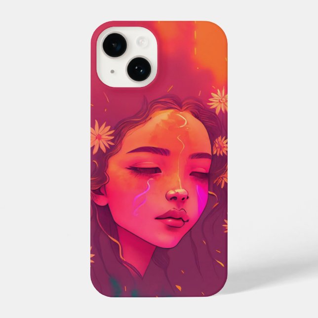 Handy-Case-Ästhetik iPhone Hülle (Rückseite)