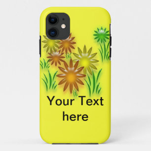Handy Case - Drei dimensionale Neon Daisies