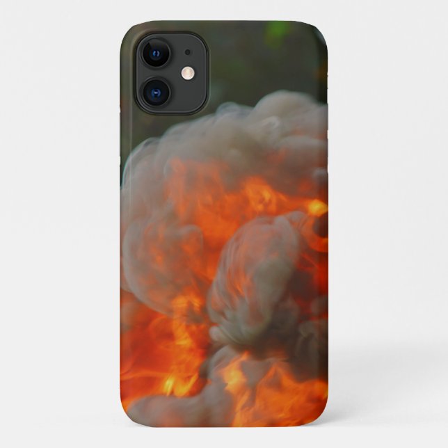 Handy-Case für Feuer und Rauchabstrahlung Case-Mate iPhone Hülle (Rückseite)