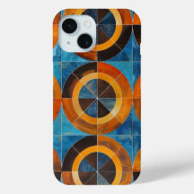 Handy-Case für kühne geometrische Ränder im Retro