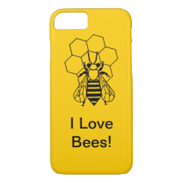 Handy Case - Ich Liebe Bienen!