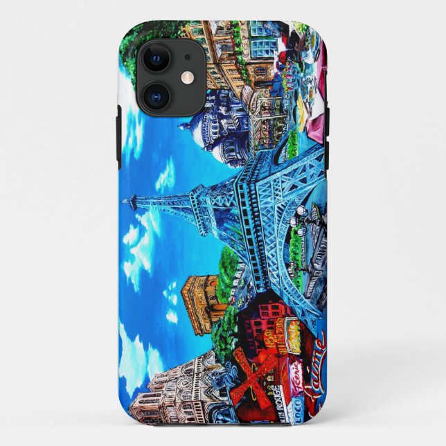 Handy Cover Hülle Paris I Phone 5, Tough Xtreme (Rückseite)