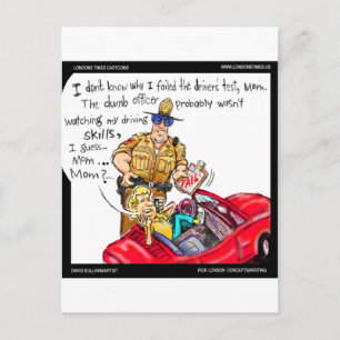 Handy Fahrer Lustige T-Shirts Tassen Geschenke Postkarte