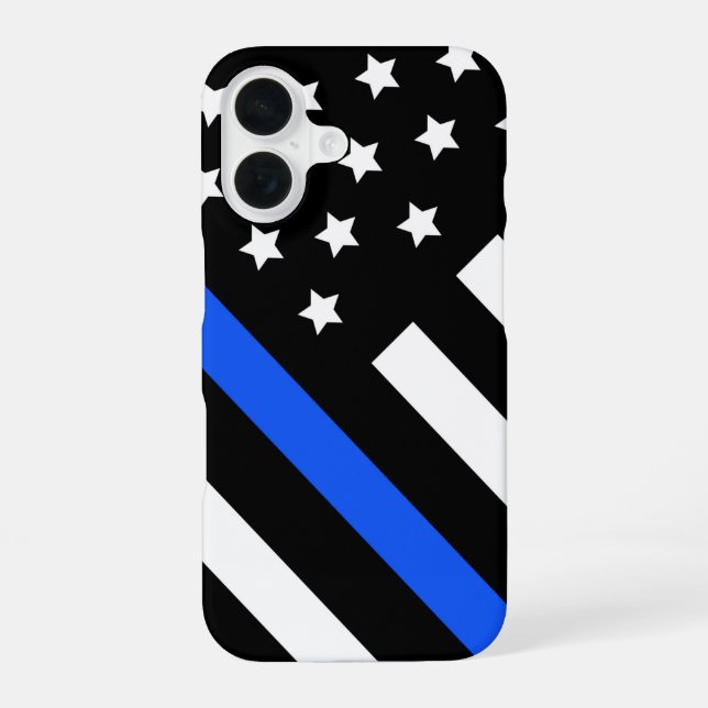 Handy-Fall der Polizei iPhone 16 Hülle (Rückseite)