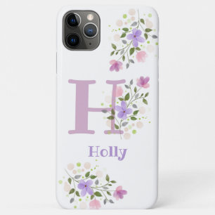 Handy-Fall - Erstmaliges Plus Name & Blume-Design Case-Mate iPhone Hülle