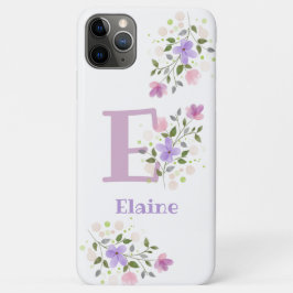 Handy-Fall - Erstmaliges Plus Name & Blume-Design Case-Mate iPhone Hülle
