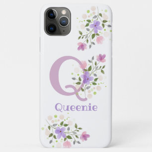 Handy-Fall - Erstmaliges Plus Name & Blume-Design Case-Mate iPhone Hülle