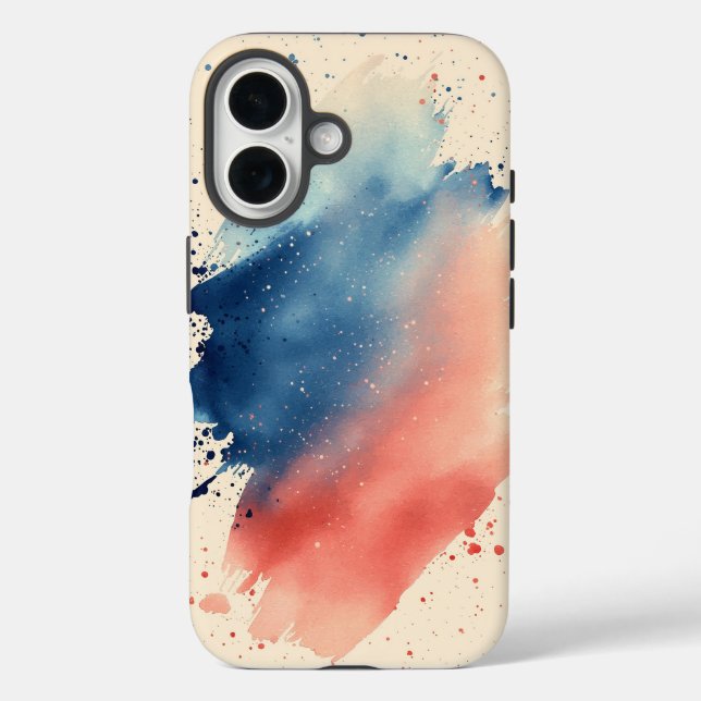 Handy-Fall für Aquarellbilder Case-Mate iPhone Hülle (Rückseite)