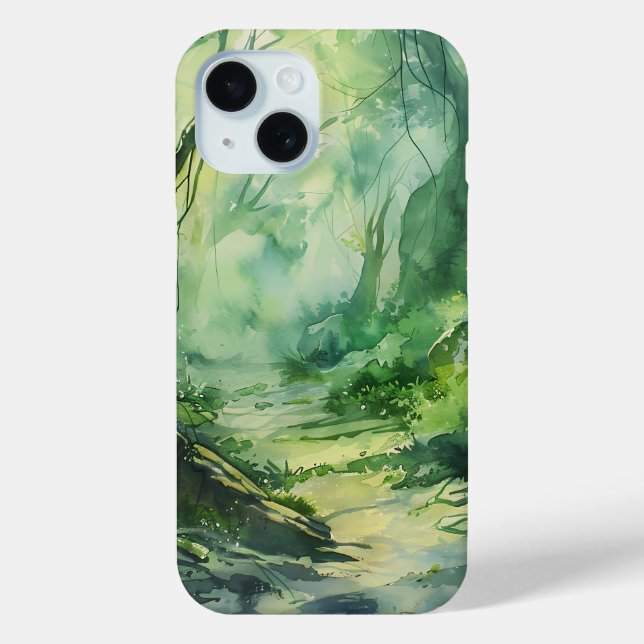 Handy-Fall für den verzauberten Waldweg Case-Mate iPhone Hülle (Rückseite)