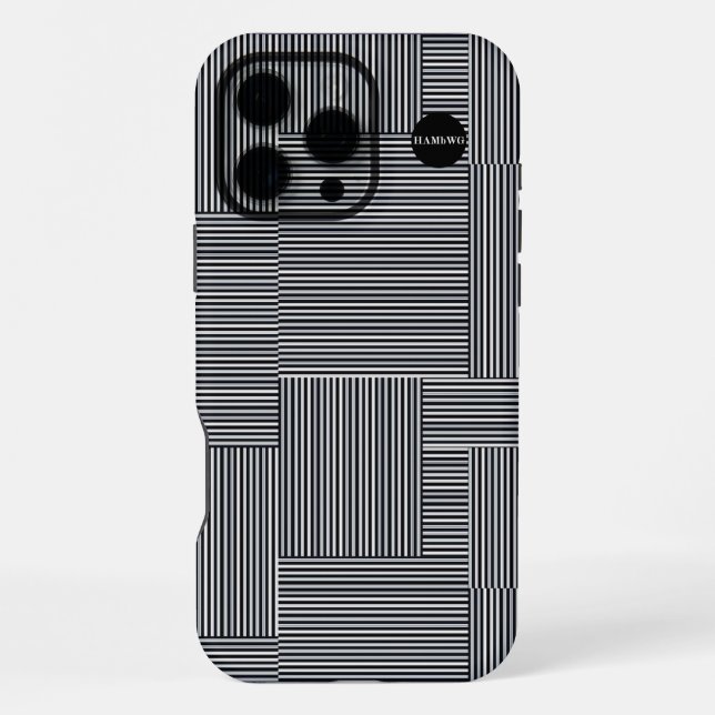 Handy-Fall für Grafikdesign HAMbWG iPhone Hülle (Rückseite)