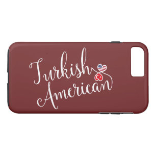 Handy-Fall für türkisch-amerikanische Herzklopfen Case-Mate iPhone Hülle