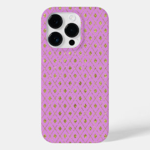 Handy-Fall mit rosa und goldfarbenem Glitzer Case-Mate iPhone 14 Pro Hülle