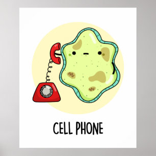 Handy Funny Biology Science Puff Poster