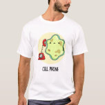 Handy Funny Biology Science Puff T-Shirt<br><div class="desc">Handy Funny Biology Science Pun verfügt über eine niedliche Single-Zelle mit einem Vintagen Handy. Funny Pun Geschenk für Familie und Freunde,  die Liebe Biologie,  Handys und Pistolen.</div>