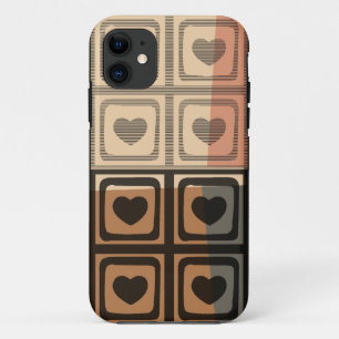 Handy-Gehäuse aus schwarz, braun, grauem Vintagem  Case-Mate iPhone Hülle