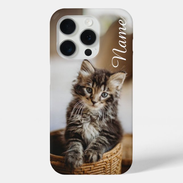 Handy-Gehäuse für Katzen, auf den Ihr Haustiername Case-Mate iPhone Hülle (Rückseite)