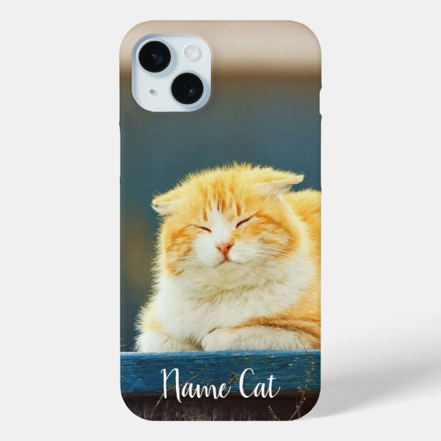 Handy-Gehäuse für Katzen, auf den Ihr Haustiername Case-Mate iPhone Hülle (Rückseite)