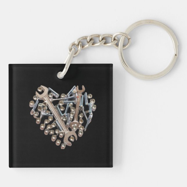 Handy Man Custom Schlüsselanhänger (Rückseite)