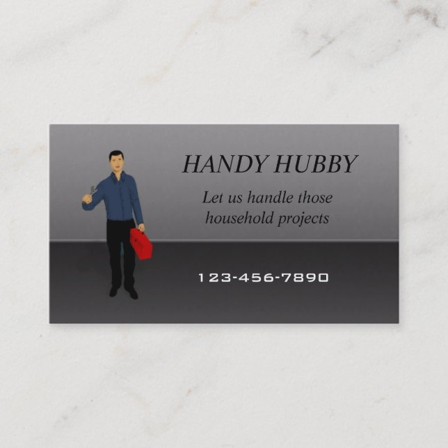 Handy Man Visitenkarte (Vorderseite)