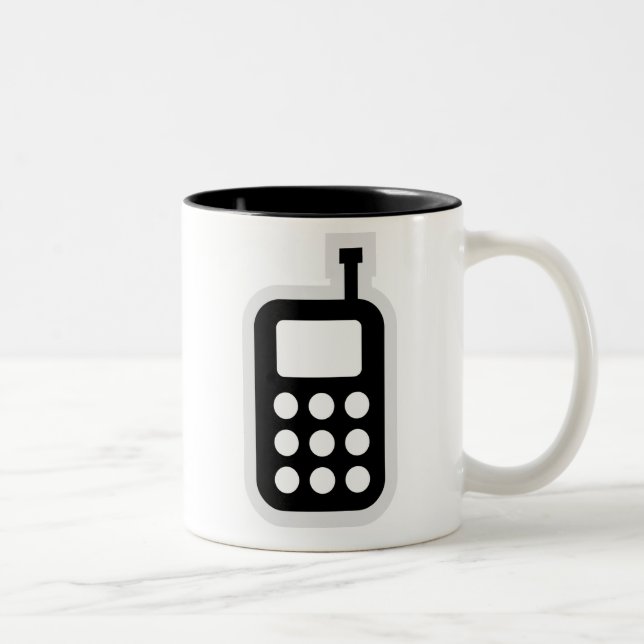 Handy Zweifarbige Tasse (Rechts)