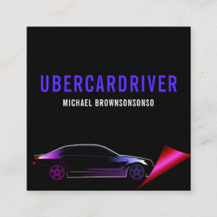 Handyfahrerwagen Quadratische Visitenkarte