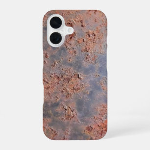 Handyhülle aus rostigem Metall iPhone 16 Hülle