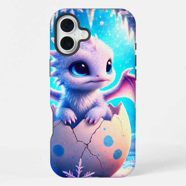Handyhülle Baby-Drache iPhone Hülle (Rückseite)