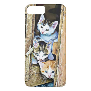 Handyhülle Drei Kleine Kätzchen spähen heraus Case-Mate iPhone Hülle