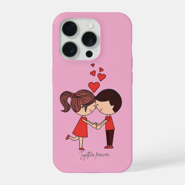 Handyhülle für Paare  iPhone Hülle (Rückseite)